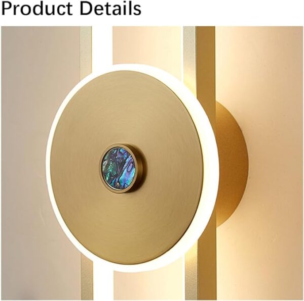 Gold Ring Wall Light Aluminum Metal Wall Lights