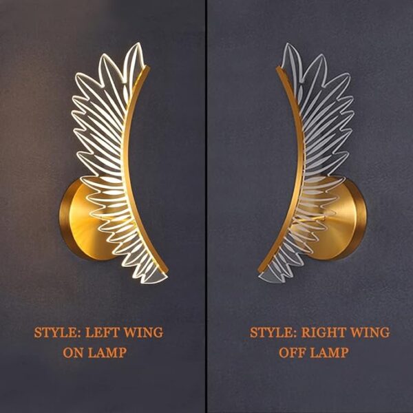 Wall Light Indoor Wall Lamp LED Night Lights Wing Design Waterproof Wall Lighting