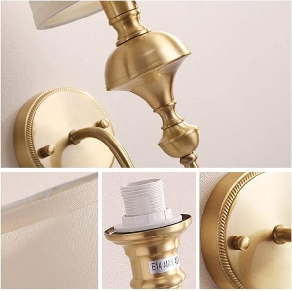 Shade Wall Light Vintage Style Sconce Wall Lamp Light