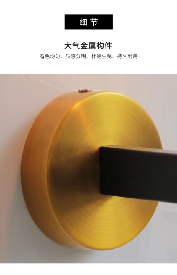 Gold Wall Lamp Modern Glass Wall Sconce