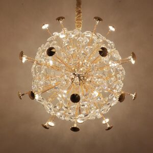 Modern LED With Crystal Chandelier drawing room Dining Room Main Entrance Dashing look