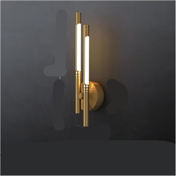 Modern Copper Design LED Wall Lamp Living Room Bedside