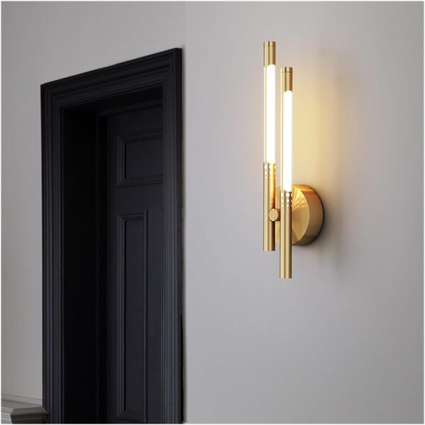 Modern Copper Design LED Wall Lamp Living Room Bedside