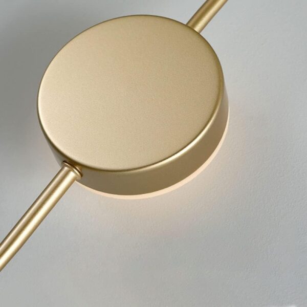 Wall Sconce Modern Wall Lamp, Acrylic Shade 18W Gold Wall-Mounted Lamps, Living Room Bedroom Restaurant Hallway Indoor Lighting